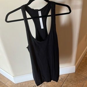 Size 10 black lululemon tank top